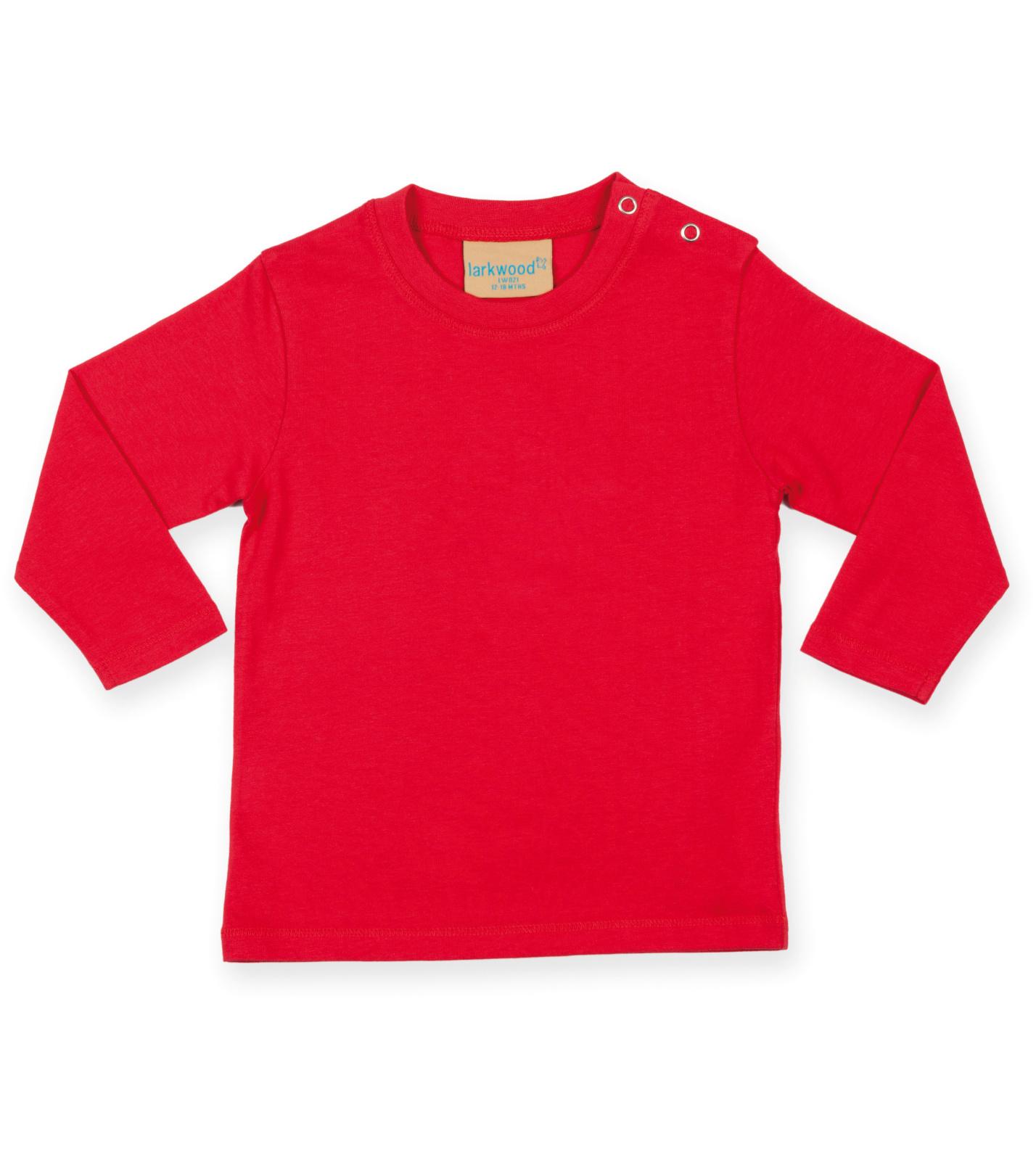 Larkwood Kojenecké tričko s dlouhým rukávem LW021 Red 12/18 Monate
