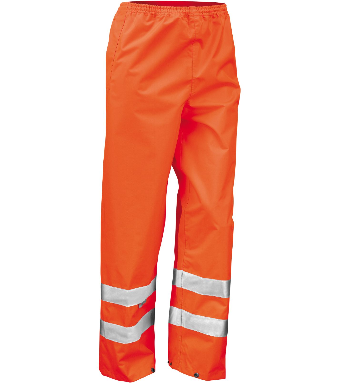 Result Unisex bezpečnostné reflexné nohavice R022X Fluorescent Orange S/M
