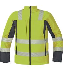 Pánska HI-VIS softshellová bunda MALTON Cerva