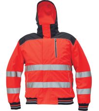 Zateplená HI-VIS pilotka 03010466 Knoxfield Červená