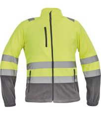 Pánska HI-VIS fleecová bunda SEVILLA Cerva