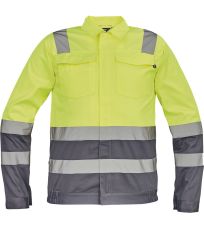 Pánska HI-VIS pracovná bunda VALENCIA Cerva