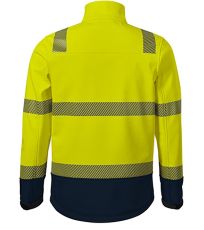 Unisex softshellová reflexná bunda HV Drop RIMECK reflexná žltá