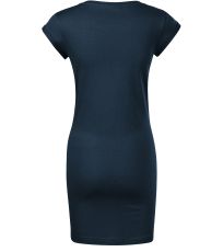Dámske bavlnené šaty Freedom Malfini námorná modrá