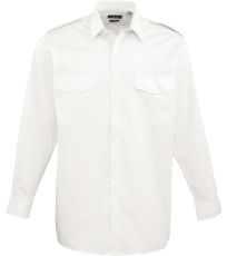 Unisex pilotná košeľa s dlhým rukávom PR210 Premier Workwear
