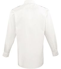 Unisex pilotná košeľa s dlhým rukávom PR210 Premier Workwear 
