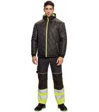 Pánska zateplená HI-VIS bunda KNOXFIELD PROFI Knoxfield Žltá
