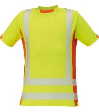 Pánske HI-VIS tričko LATTON Cerva žltá/oranžová