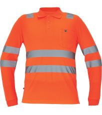 Pánska pracovná HI-VIS polokošeľa LUGO Cerva