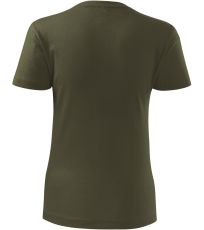 Dámske tričko Classic New Malfini military