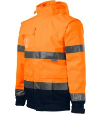 Unisex pracovná bunda 4v1 reflex HV GUARD 4 IN 1 RIMECK reflexná oranžová
