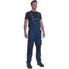 Pánske pracovné nohavice s trakmi MAX SUMMER Cerva navy/antracit