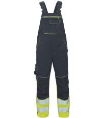 Pánske HI-VIS nohavice s trakmi KNOXFIELD HVPS DW Cerva