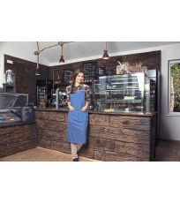 Gastro zástera v džínsovom štýle KY100 Karlowsky 