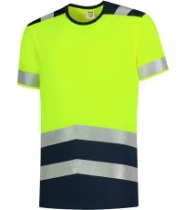 Unisex reflexné tričko T-Shirt High Vis Bicolor Tricorp fluorescenčná žltá