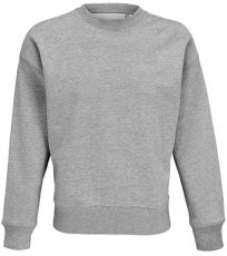 Unisex mikina Authentic SOĽS Šedá melanž