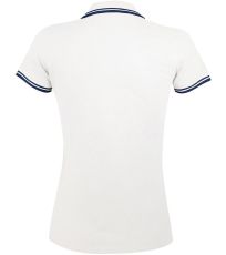 Damské polo tričko PASADENA WOMEN SOĽS White / Navy