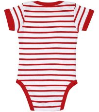 Detské body MILES BABY SOĽS White / Red