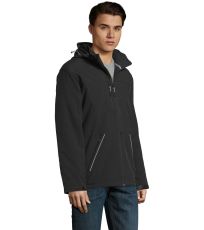 Pánska softshell bunda ROCK MEN SOĽS Čierna