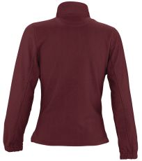 Dámska fleecová mikina NORTH SOĽS Burgundy