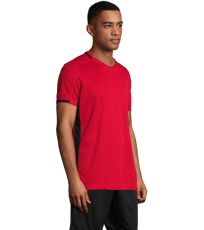 Uni funkčné tričko CLASSICO SOĽS Red / Black