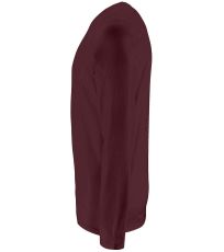 Pánske tričko dlhý rukáv IMPERIAL LSL SOĽS Oxblood