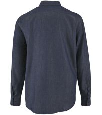 Pánska košeľa s dlhým rukávom BARRY MEN SOĽS Denim brut