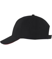 Šiltovka SOLAR SOĽS Black / Red