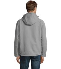 Pánska softshell bunda REPLAY MEN SOĽS Grey melange