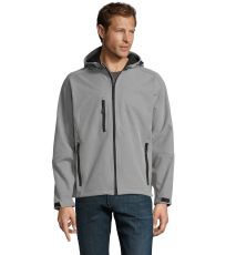 Pánska softshell bunda REPLAY MEN SOĽS Grey melange