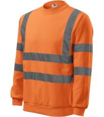 Unisex mikina reflex HV Essential RIMECK reflexná oranžová