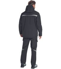 Unisex zimná softshellová bunda EMERTON STR Cerva čierna