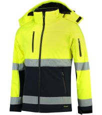 Unisex softshellová pracovná bunda reflex T52 Tricorp fluorescenčná žltá