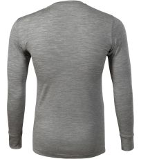 Pánske merino tričko Merino Rise LS Malfini premium tmavo šedý melír