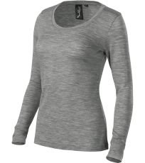 Dámske merino tričko Merino Rise LS Malfini premium tmavo šedý melír