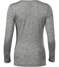 Dámske merino tričko Merino Rise LS Malfini premium tmavo šedý melír
