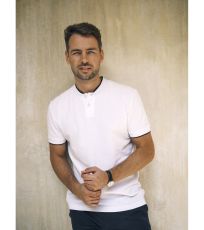 Pánske polo tričko Diamond Malfini premium biela