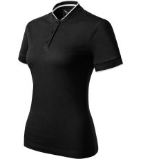Dámske polo tričko Diamond Malfini premium čierna