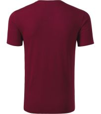Pánske tričko Action V-neck Malfini premium garnet